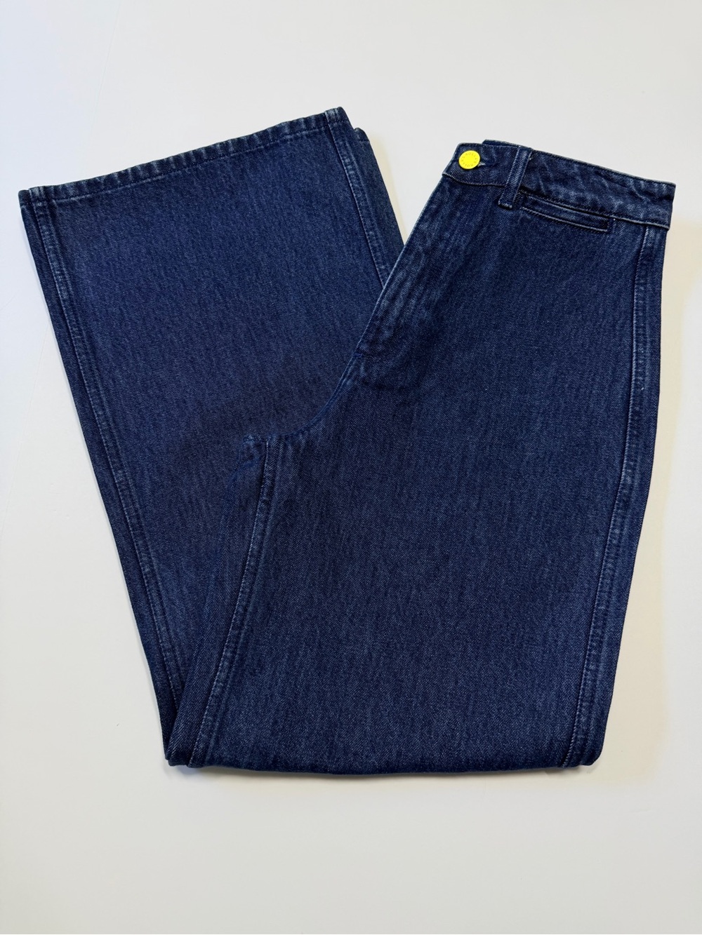 Rolla’s Studio Flare High Rise Jeans Size 28 Organic Cotton Dark Wash NWT